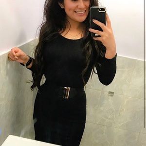 Basic Black Bodycon Dress